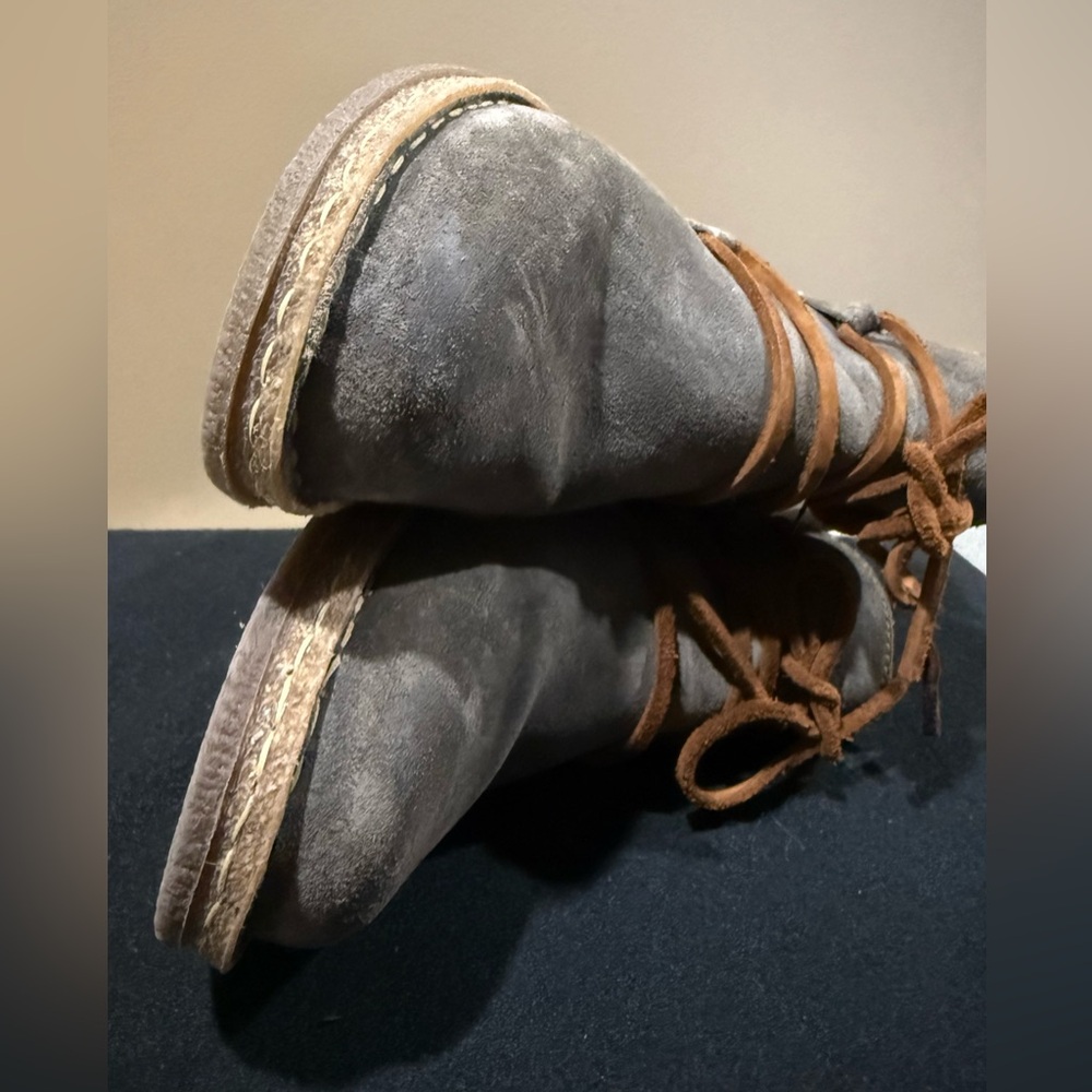 BORN Calyn LEATHER Suede BOOTS Bootie TARKILN - Picture 7 of 16